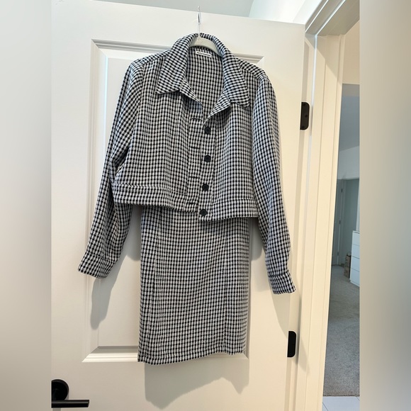 Reformation Taren Houndstooth Set - Picture 2 of 4